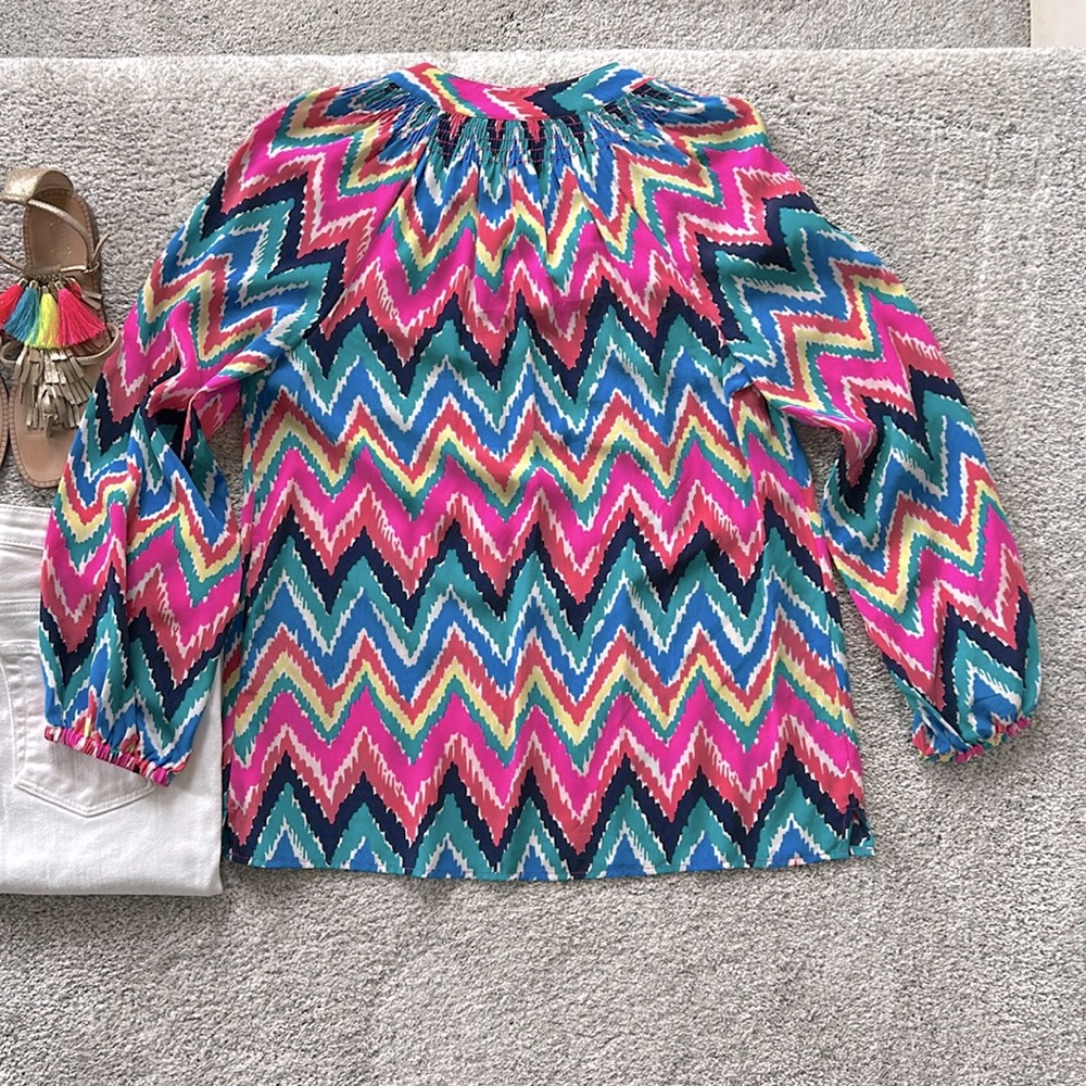 Lilly Pulitzer Elsa Top in Hearts A Flutter - Picture 7 of 7